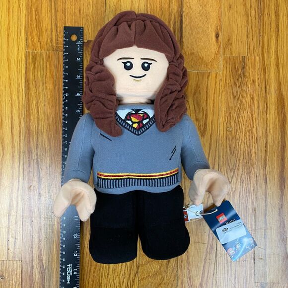 LEGO Harry Potter Wizarding World Hermione Granger Minifigure 13" Plush NWT New - Picture 1 of 10